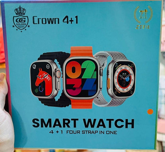 4 + 1 Smart Watch Water Resistant